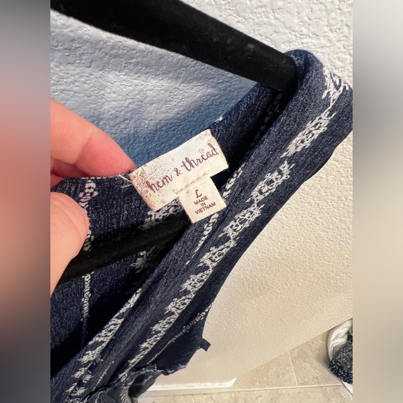 Cute navy jumpsuit! Super comfy!! - Picture 2 of 3